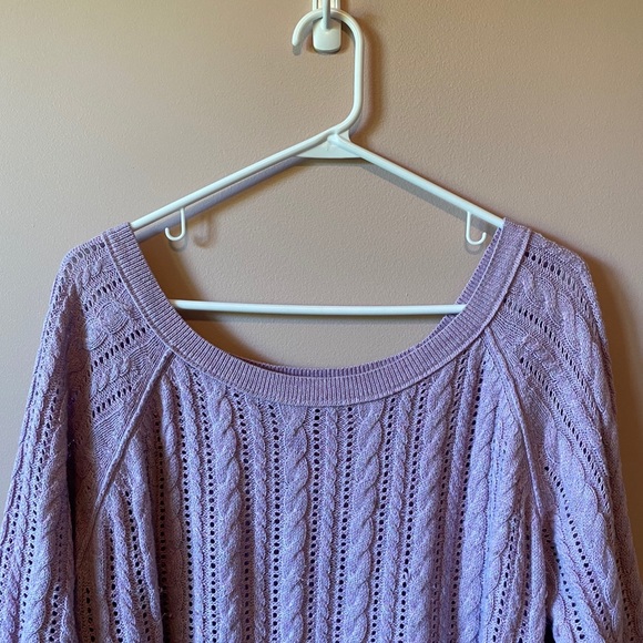 AE Cable Knit Sweater - Picture 2 of 3